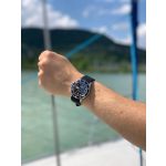 Campagnolo Szilikon Óraszíj Ívelt Fekete - 18mm / L -120/80mm