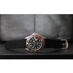 Campagnolo Szilikon Óraszíj Ívelt Fekete - 22mm / L -120/80mm