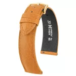 Hirsch Camelgrain Világosbarna óraszíj - 22mm / L -120/80mm
