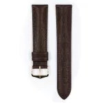 Hirsch Camelgrain Sötétbarna óraszíj - 20mm / L -120/80mm