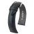 Hirsch Camelgrain Fekete óraszíj - 14mm / L -120/80mm