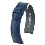Hirsch Camelgrain Sötétkék óraszíj - 20mm / L -120/80mm