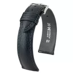 Hirsch Camelgrain Fekete óraszíj - 22mm / XL - 120/100mm