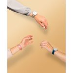 Hirsch Duke Metallic Rózsaszín óraszíj - 20mm / M - 110/70mm