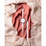 Hirsch Duke Metallic Rózsaszín óraszíj - 20mm / M - 110/70mm