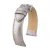 Hirsch Duke Metallic Ezüst óraszíj - 20mm / M - 110/70mm