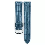 Hirsch Duke Metallic Kék óraszíj - 20mm / M - 110/70mm