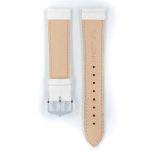 Hirsch Duke Fehér óraszíj - 22mm / L - 120/80mm