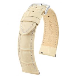 Hirsch Duke Bézs óraszíj - 12mm / M - 110/70mm Hirsch Duke Bézs óraszíj - 12mm / M - 110/70mm