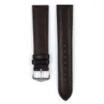 Hirsch Merino Sötétbarna óraszíj - 19mm / L -120/80mm