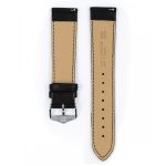 Hirsch Merino Fekete óraszíj - 14mm / M - 110/70mm