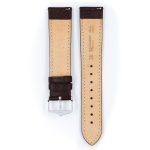 Hirsch Boston Sötétbarna óraszíj - 20mm / M - 110/70mm