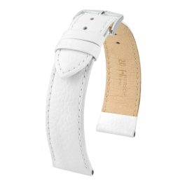 Hirsch Kansas Fehér óraszíj - 20mm / L -120/80mm