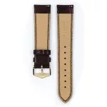 Hirsch Ascot Sötétbarna óraszíj - 18mm / L -120/80mm