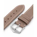 Hirsch Bologna Taupe óraszíj - 18mm / M - 110/70mm