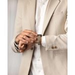 Hirsch Bologna Taupe óraszíj - 19mm / M - 110/70mm