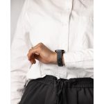 Hirsch Bologna Fekete óraszíj - 19mm / M - 110/70mm