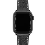 Hirsch Bologna Fekete óraszíj - 20mm / M - 110/70mm