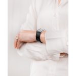 Hirsch Giffone Fekete óraszíj - 20mm / L -120/80mm