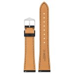 Hirsch Giffone Fekete óraszíj - 20mm / M - 110/70mm