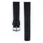 Hirsch Grand Duke Fekete óraszíj - 22mm / L -120/80mm