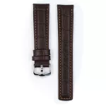 Hirsch Grand Duke Sötétbarna óraszíj - 22mm / L -120/80mm