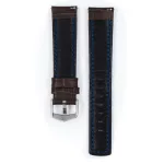 Hirsch Grand Duke Sötétbarna óraszíj - 20mm / XL - 120/100mm