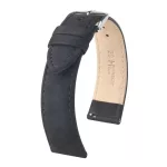 Hirsch Osiris Nubuck Fekete óraszíj - 20mm / M - 110/70mm