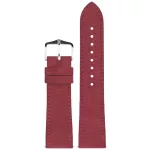 Hirsch Osiris Nubuck Burgundi óraszíj - 12mm / M - 110/70mm