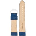 Hirsch Osiris Nubuck Sötétkék óraszíj - 20mm / M - 110/70mm
