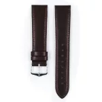 Hirsch Osiris Sötétbarna óraszíj - 16mm / L -120/80mm