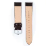Hirsch Osiris Sötétbarna óraszíj - 20mm / L -120/80mm