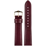 Hirsch Osiris Burgundi óraszíj - 20mm / L -120/80mm