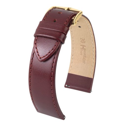 Hirsch Osiris Burgundi óraszíj - 14mm / M -110/70mm