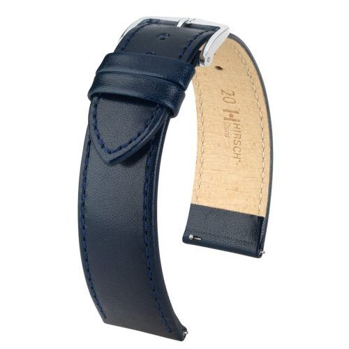 Hirsch Osiris Sötétkék óraszíj - 14mm / M - 110/70mm