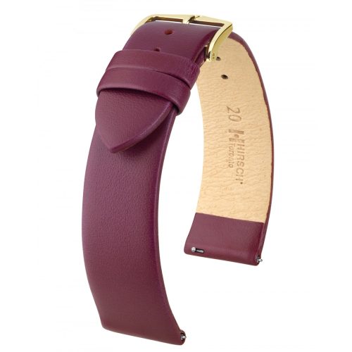 Hirsch Toronto Burgundi óraszíj - 14mm / M - 110/70mm