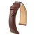 Hirsch Siena Sötétbarna óraszíj - 19mm / L -120/80mm