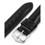 Hirsch Siena Fekete óraszíj - 19mm / L -120/80mm