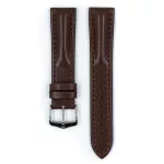 Hirsch Lucca Sötétbarna óraszíj - 22mm / L -120/80mm