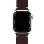 Hirsch Ranger sötétbarna Apple Watch óraszíj - 22mm / L -120/80mm