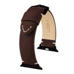 Hirsch Ranger sötétbarna Apple Watch óraszíj - 22mm / L -120/80mm