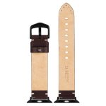 Hirsch Ranger sötétbarna Apple Watch óraszíj - 22mm / L -120/80mm