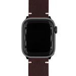 Hirsch Ranger sötétbarna Apple Watch óraszíj - 22mm / L -120/80mm