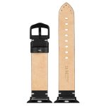 Hirsch Ranger fekete Apple Watch óraszíj - 20mm / L -120/80mm