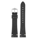 Hirsch Bagnore Fekete óraszíj - 22mm / L -120/80mm