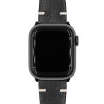 Hirsch Bagnore Fekete óraszíj - 22mm / L -120/80mm