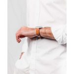 Hirsch Bagnore Világosbarna óraszíj - 19mm / L -120/80mm