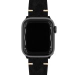 Hirsch Serro Fekete óraszíj - 22mm / L -120/80mm