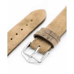 Hirsch Serro Világosbarna óraszíj - 20mm / L -120/80mm
