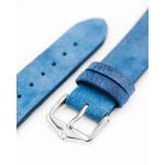 Hirsch Serro Kék óraszíj - 20mm / L -120/80mm